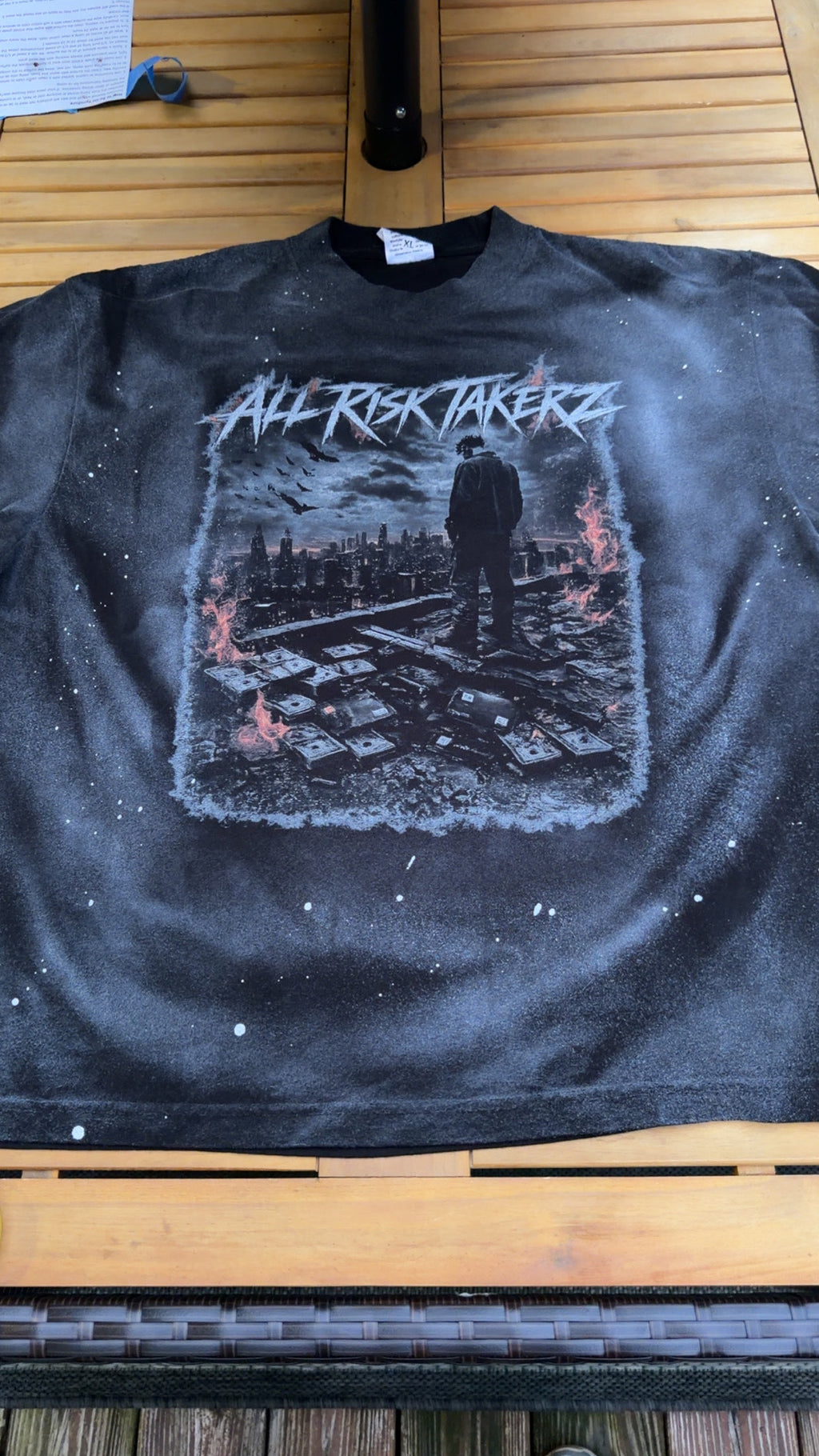 All Risk Takers Faded Shirt