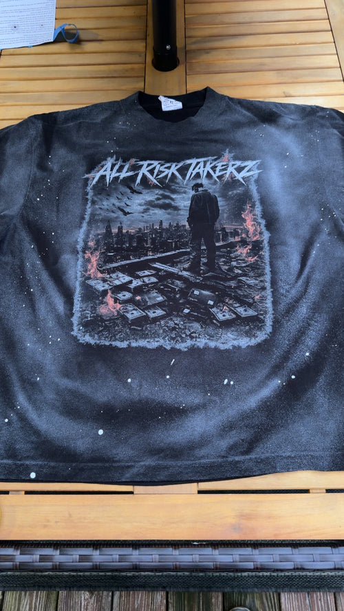 All Risk Takers Faded Shirt